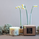 Hand-made Soy Wax Candle with Light Vanilla Scent