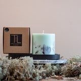 Hand-made Soy Wax Candle with Forest Scent - Mint Green