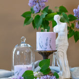 Hand-made Soy Wax Candle with Lavender Scent - Purple