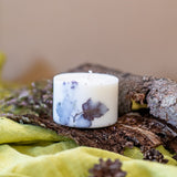 Hand-made Soy Wax Candle with Forest Scent - White