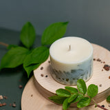 Hand-made Soy Wax Candle with Lemongrass Scent