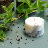 Hand-made Soy Wax Candle with Juniper Scent