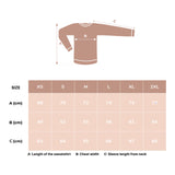 Embroidered Collar Organic Cotton Sweatshirt