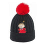 Little My Winter Beanie Kids - Black And Red