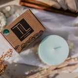 Hand-made Soy Wax Candle with Forest Scent - Mint Green