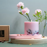 Hand-made Soy Wax Candle with Peony Scent