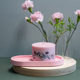 Hand-made Soy Wax Candle with Peony Scent