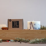 Hand-made Soy Wax Candle with Lavender Scent - Purple