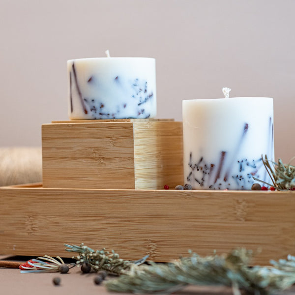 Hand-made Soy Wax Candle with Cinnamon Scent