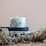 Hand-made Soy Wax Candle with Forest Scent - Mint Green