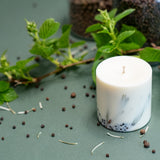 Hand-made Soy Wax Candle with Juniper Scent
