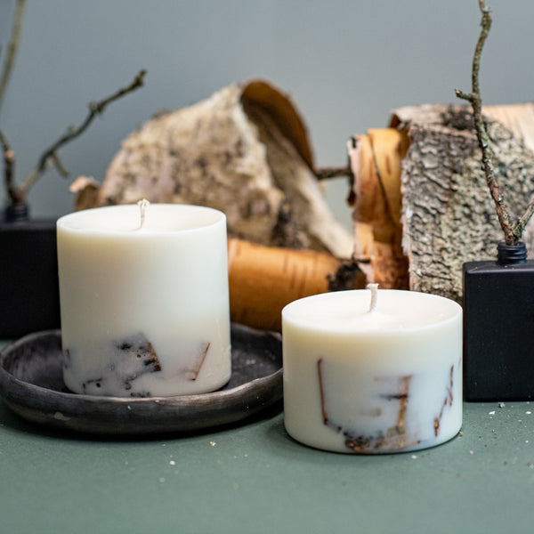 Hand-made Soy Wax Candle with Birch Scent