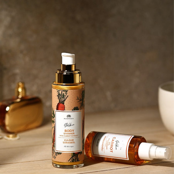 Golden Shimmer Gel With Carrot Extract - 100 ml