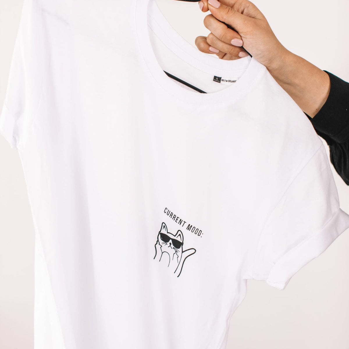 Current Mood T-Shirt With Kitty