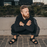 Lauri Leather Sandals - Black