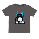 Kids DJ Cat T-Shirt
