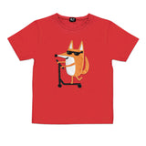 Kids Scootering Fox T-Shirt
