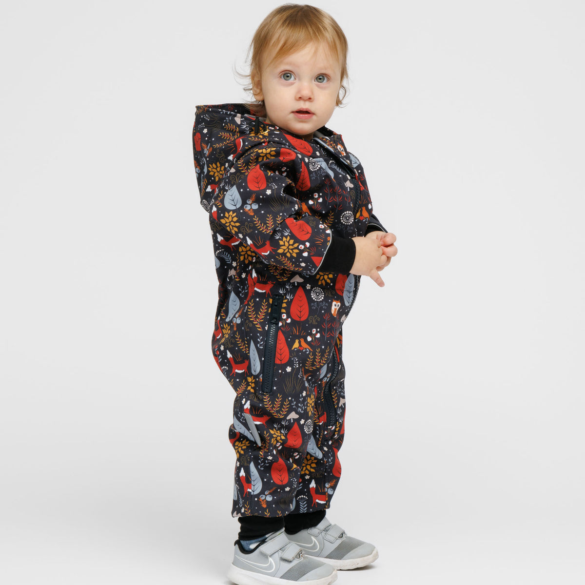 Softshell Onesie for Kids - FOREST