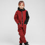 Softshell Onesie for Kids - SUNSET RED