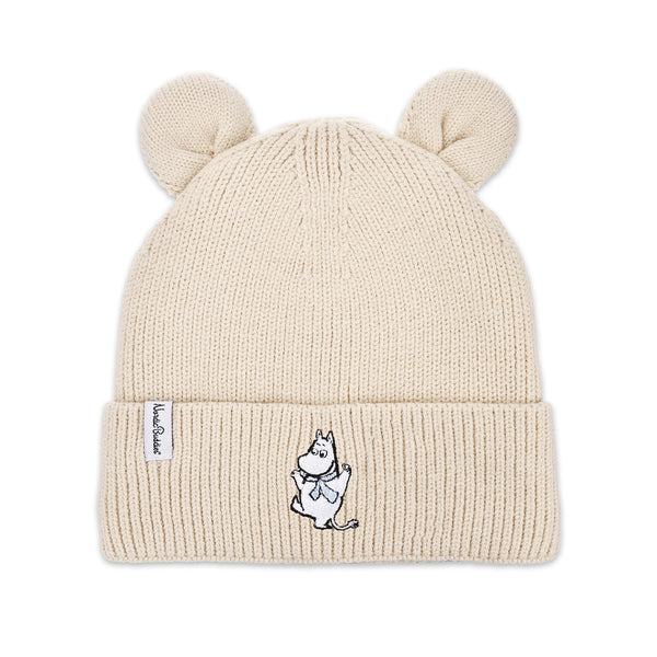 Moomintroll Winter Hat With Ears for Kids - Beige