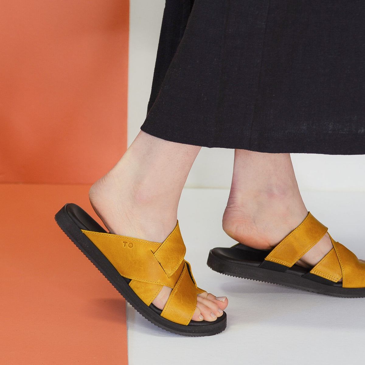 Helsinki Sandals for Her - Ocre