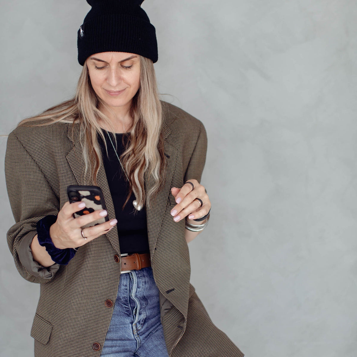 Ultra-Soft Beanie With A Giraffe Label